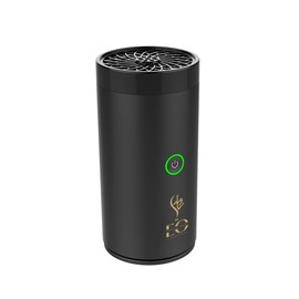 Electric Incense Burner, Portable USB Rechargeable Smart Electronic Incense Burner, Aroma Diffuser Arabian bakhoor Burner for Home & Car Use (Black)