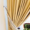 Hysagtek 4 Pcs Crystal Curtain Tie Backs Hooks Wall Mounted