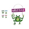 Garden Frog welcome Plaque