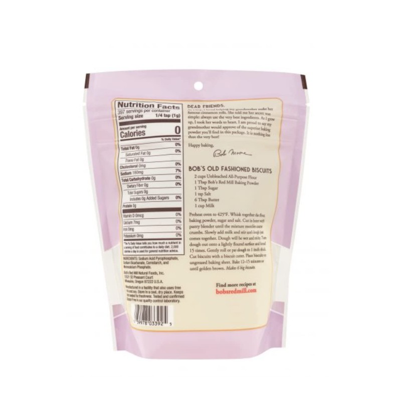 (2 Pack) - Bobs Red Mill - G/F Aluminium Free