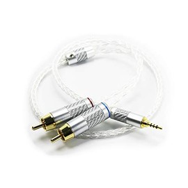 Ablet 2.5mm Balanced TRRS Male to Dual RCA Male HiFi Cable Compatible with Astell&Kern AK100II, AK120II, AK240, AK380, AK320, DP-X1A, FIIO X5III, XDP-300R, iBasso DX200, CAN