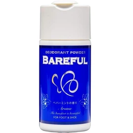 BAREFUL Shoe Deodorizing Powder, 1.8 oz (50 g), Peppermint Scent