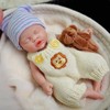 7 Inch Silicone Baby Girl, Mini Realistic Newborn Baby Dolls