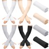 Bememo Fingerless Elbow Length UV Protection Gloves - 4 Pack