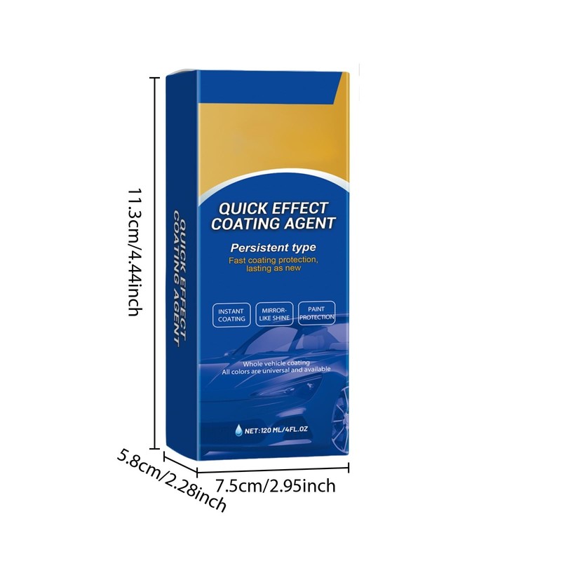2Pcs Quick Car Coating Spray, 2025 New Quick Effect Coating