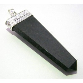 CRYSTALMIRACLE Black Tourmaline Gemstone Wellness Chakra Pendant Fashion Men Women Gift Crystal Healing handcrafted accessory