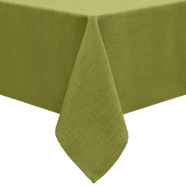 smiry Linen Table Cloth Rectangle 140x140 cm Wipe Clean Tablecloth