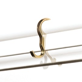 PHS Picture Rail Hooks - Durable Picture Rail Hangers - 25 Pack, Supports up to 25 Pounds, Easy to Install Molding Hooks for Dorm, Home, Gallery Wall & Art Hanging System