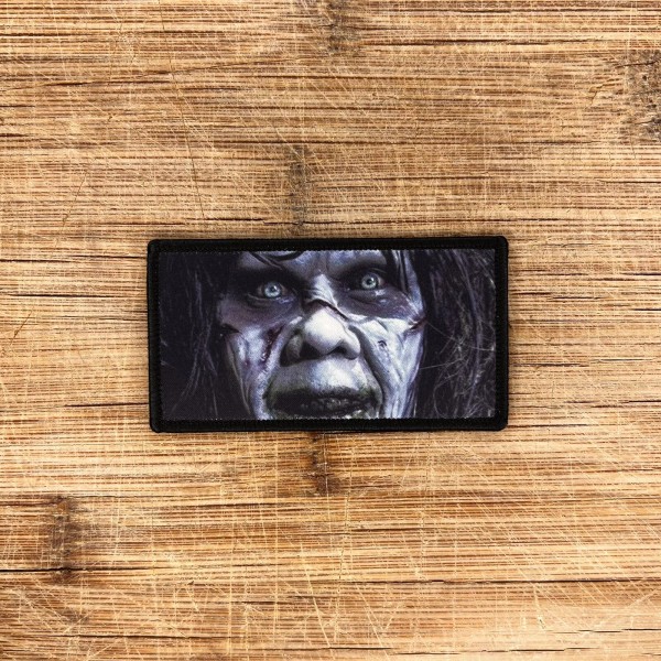 The Exorcist Regan Iron-On Patch 3.75x1.75in Horror Movie Applique