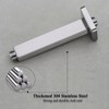 Square Shower Arm, BSTIIU 4 Inch Ceiling Mounted Shower Extension