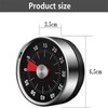 Youery Kitchen Timer, Magnetic Visual Timer, Stainless Steel Countdown Timer,