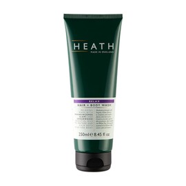 Heath Relax Hair and Body Wash - with Frankincense, Elemi and Cedarwood Essential Oils - to Restore and Soothe Both Mind and Body - Vegan Friendly - 250 ml