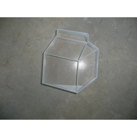 AJT VINTAGE STYLE MILK CARTON SCHOOL LUNCH DETAILED COOKIE CUTTER MADE IN USA PR5029