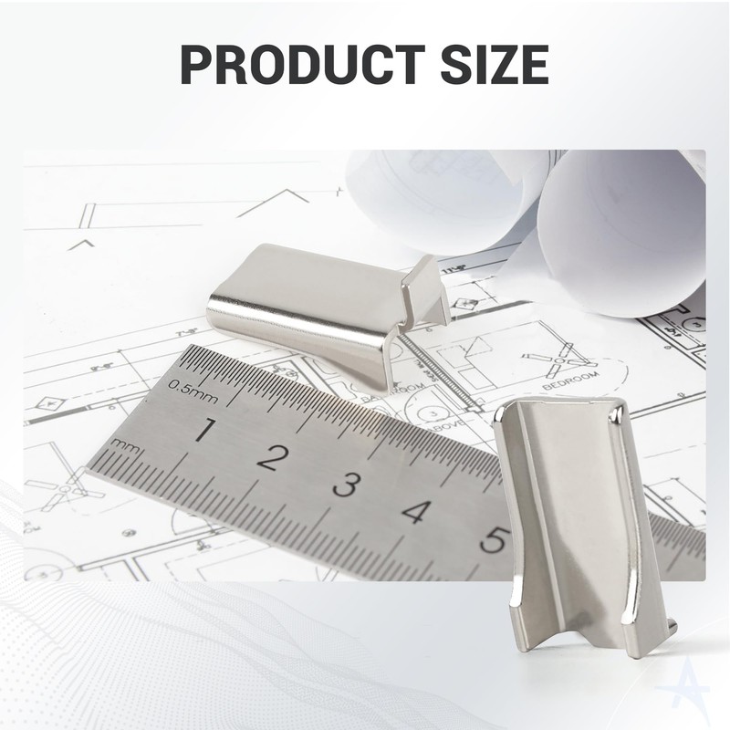 AOTHOTOP Shelf Support Clips Metal Shelf Clips for Adjustable Shelf