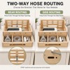 Wooden CPAP Organizer for Nightstand, Compatible with ResMed AirSense 10