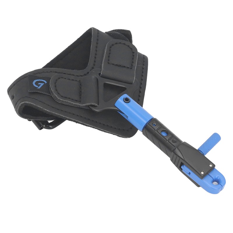 Adjustable Archery Compound Bow Release Aid with Comfortable Wrist Strap