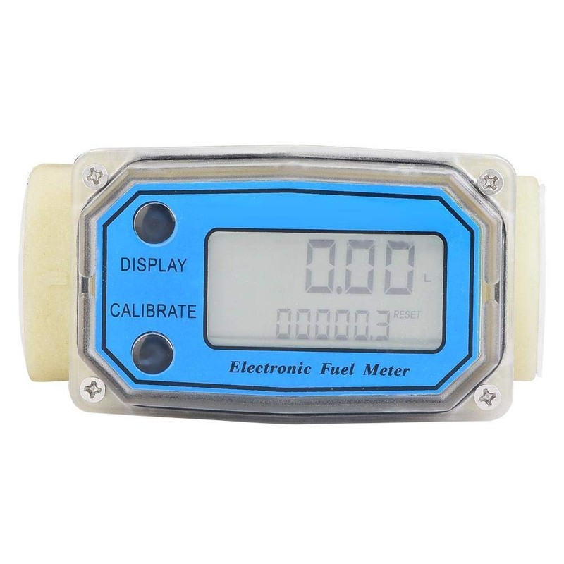 Nikou Flow Meter Turbine Meter, 15-120L/min 1 Inch NPT Mini