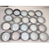 antique zinc lids milk glass lined Boyds atlas or ball