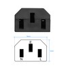 MEIRIYFA 3-Pin Inlet Power Plug Socket Connectors,IEC320 AC 250V 10A