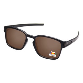 Bwake Replacement Lenses for Oakley Latch SQ Sunglasses OO9353 - Cinnamon Brown POLARIZED