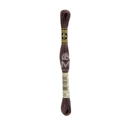 DMC 117MC-0009 Cotton Embroidery Floss, 0009 Brown, 8 Metres