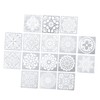 Operitacx 16pcs Mandala Stencils Reusable Craft Templates for Texture Painting