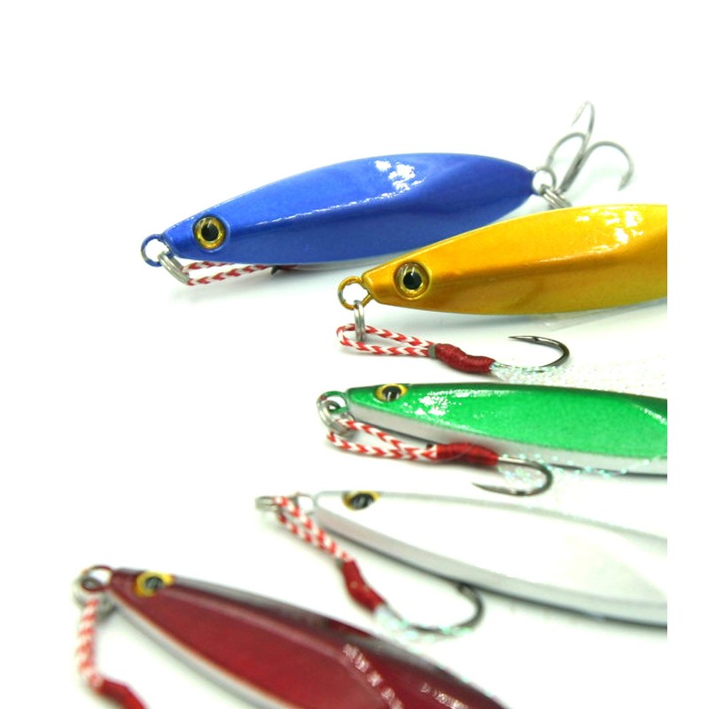 Blue Ocean Fishing Shore Throw Metal Jig Lure Set, 1.4