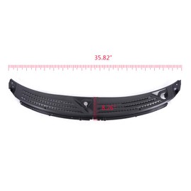 CROSSDESIGN Outer Right & Left Windshield Window Wiper Cowl Cover Panel, Compatible with 2004-2008 Ford F150