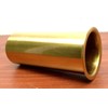 Marine Boat Polished Brass Drain Tube 1.25" by 3" TRANSOM