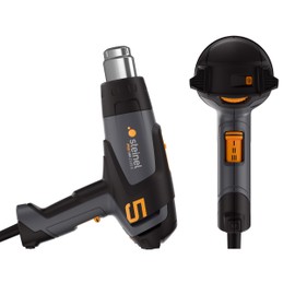 Steinel Heat Gun HM 2120 E, 2200 W Hot Air Gun, Temperature 80°-650°C, Hot Air Gun with Thermal Protection Shutdown, Ceramic Heater