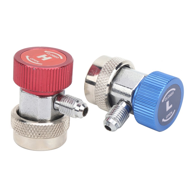 2pcs High Low Quick Coupler for R134A A/C Manifold Gauge