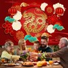 Renaiss 7x5ft Chinese Spring Festival Background Lunar New Year Party