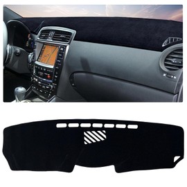 Dooyilets Car Dash Cover Mat Fit for 2006-2013 Lexus IS250 IS350, Dash Board Cover Pad Carpet, Dashboard Mat Non-Slip Pad Carpet Sunshield Protector Interior Accessories (Black)
