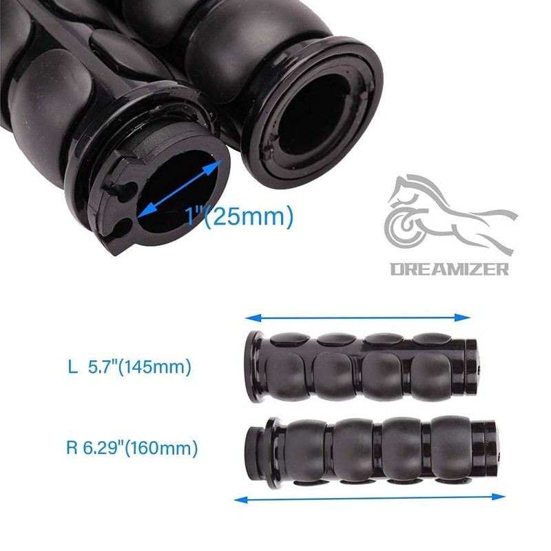 DREAMIZER 1" 25.4MM Motorcycle Handlebars Hand Grips Compatible with Yamaha