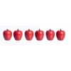Dollhouse Miniature Red Apples Pkg of 6