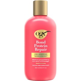 OGX, Pre-Shampoo, BOND REPAIR, Repara y Fortalece el Cabello, Protege Contra el Frizz y Mantiene el Cabello Brillante