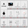 PGST Wireless Home Alarm System 8-Piece Kit, WiFi/4G Alarm System