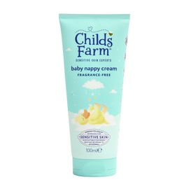 Childs Farm Baby Nappy Cream, Fragrance Free | Soothing, Moisturising & Hydrating | Suitable for Newborns with Dry, Sensitive & Eczema-prone Skin, 100ml
