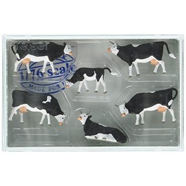 Preiser 73013 Cows Package(6) 1/76 Model Figure