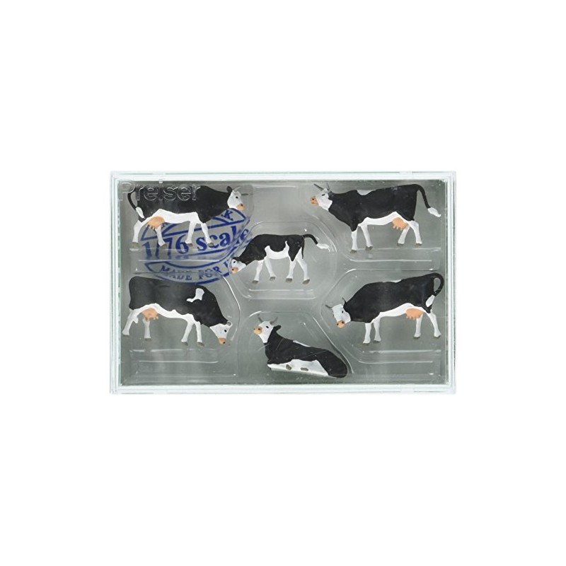 Preiser 73013 Cows Package(6) 1/76 Model Figure
