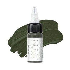 Nuva Permanent Makeup Modifier Colors, Professional Tattoo Ink for Flawless Results, Vegan & Skin-Safe (Green Modifier)