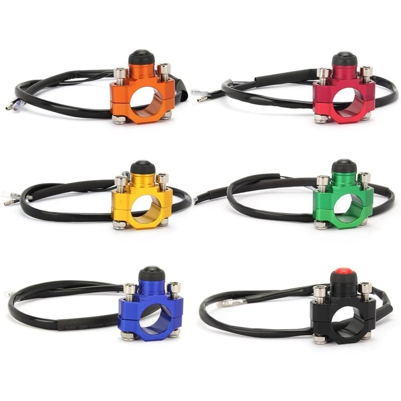 JFG RACING CNC Dirt Bike Engine Stop Start Kill Switch