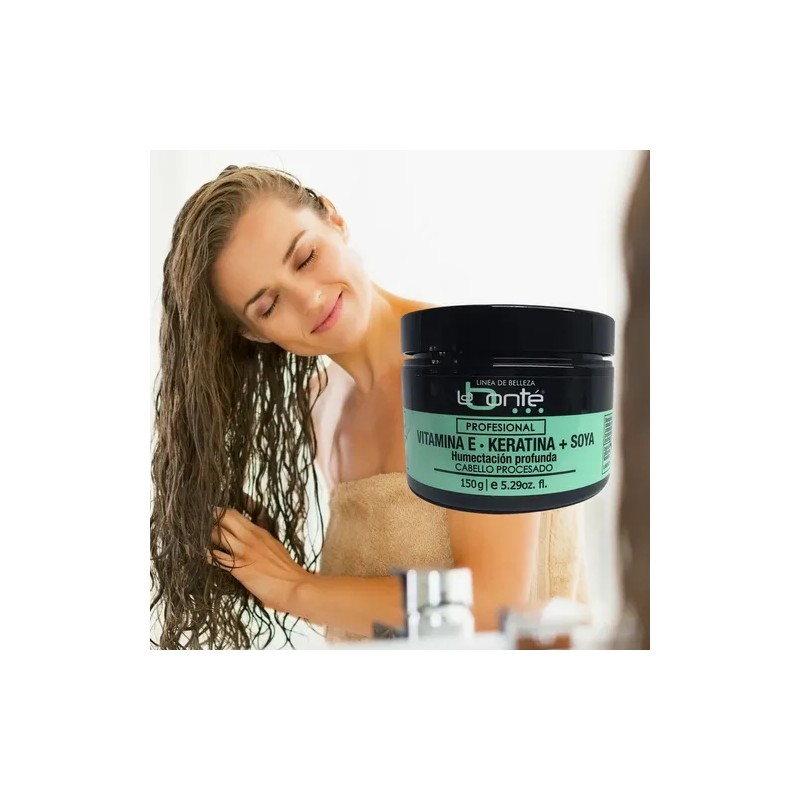 Vitamina E + Keratina + Soya Labonte 150 Gramos