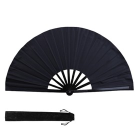 INABULETWO 13 inchs Large Rave Fan Popping Fan Clacking Fans for Line Dancing Hand Fans, Big Foldable Boots on The Ground Hand Handheld Line Dance Clap Fans