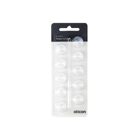 Minifit Power 12mm (Extra Large) Domes,Hearing aid Domes, for Oticon Bernafon Sonic Philips MiniRite Hearing Aids Supplies (1 pack/10 Domes Total) Genuine OEM for Oticon