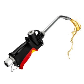 Pneumatic oil control valve refueling nozzle, heavy oil pump refueling gun 1/2 inch NPT inlet, distributor, portable oil gun, heavy air oil pump nozzle (Pneumatic oil control valve 37703)