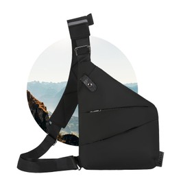 SQJTF Concealed Holster Crossbody Chest Bag Waterproof Lightweight, Anti-TheftDesign for Travel Hiking Running Gym