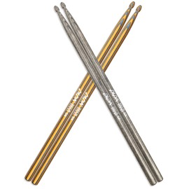 Drumsticks for Drums, Wooden Drum Sticks, Consistent Weight and Pitch, Durable and Drum Stick for Jazz Drum Electronic Drums set, Drum Stick for Professional, Beginners (Black & Blue, 5A)