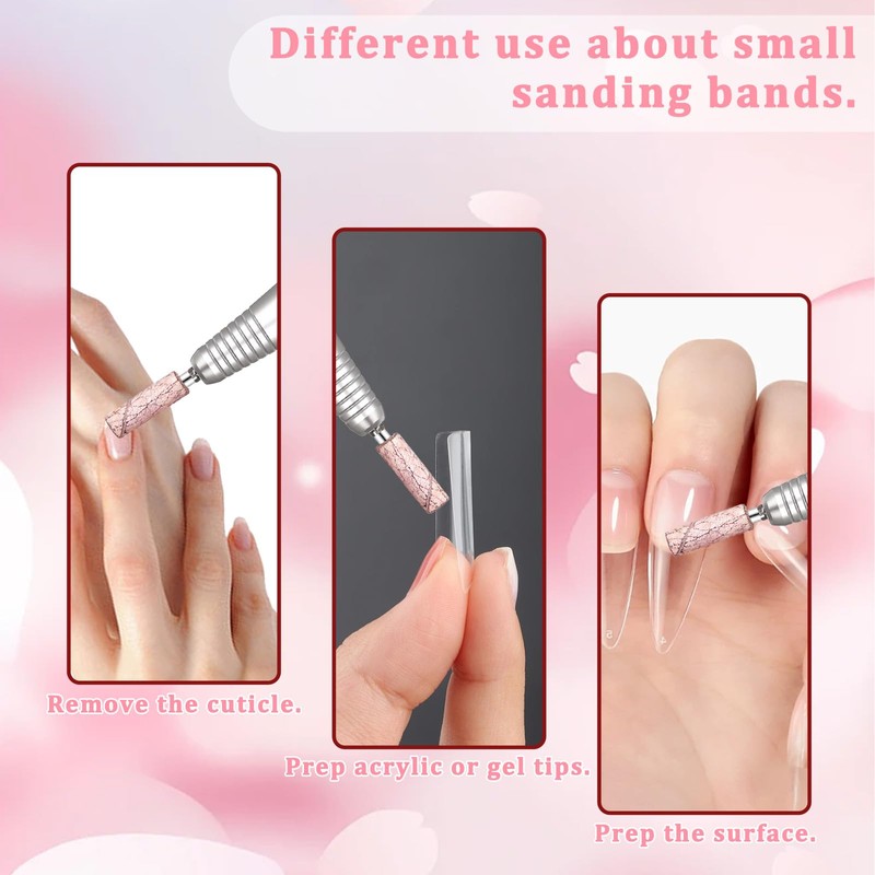 Small Mandrel Bits for Sanding Bands, Small Mandrel Nail Bit,
