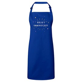 Fabulous Premium-Küchenschürze Blau Happy Anniversary Wedding Celebration Gift Ideas Couple Marriage